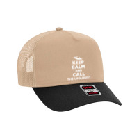 Keep Calm And Call The Ufologist Mesh Back Trucker Hat | Artistshot