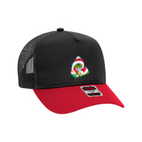 Merry Christmas Cat Mesh Back Trucker Hat | Artistshot