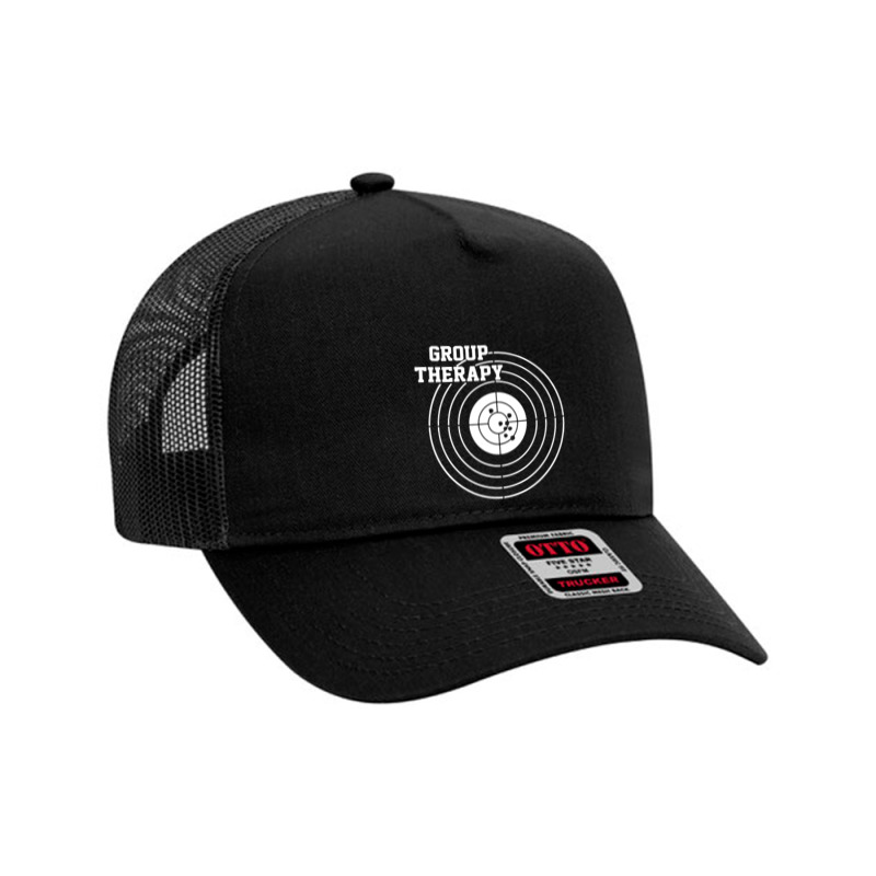 Group Therapy Shooting Mesh Back Trucker Hat | Artistshot