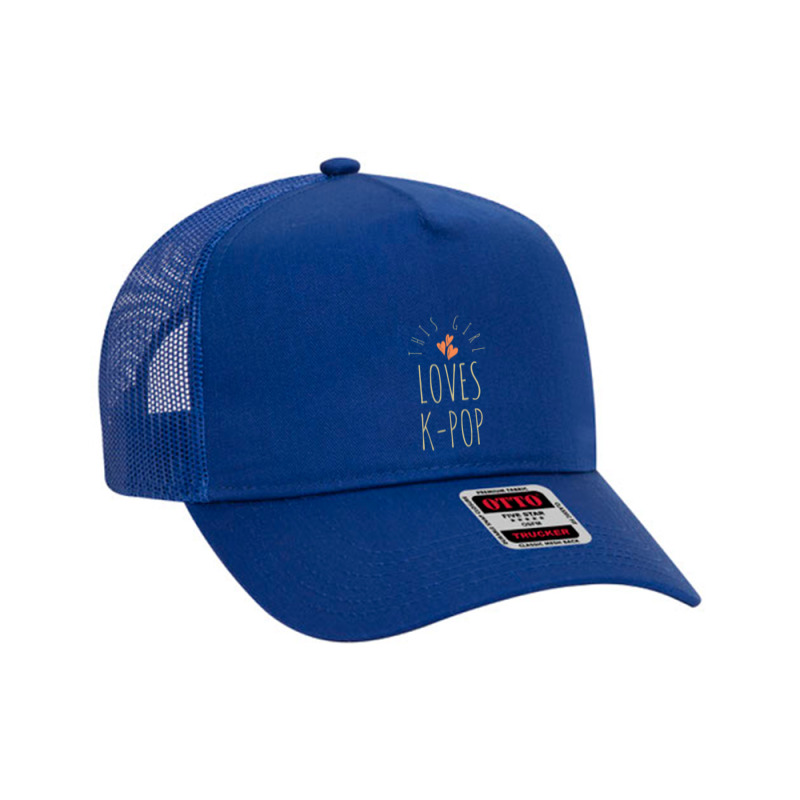 This Girl Loves K-pop - Korean Music Lover Mesh Back Trucker Hat | Artistshot