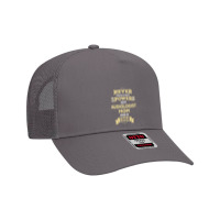 Never Underestimate Audiologist Mom Born In 1966 Mesh Back Trucker Hat | Artistshot