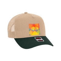 Warm Aesthetic Geometric Abstract Pattern Mesh Back Trucker Hat | Artistshot