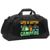 Life Is Better By The Campfire Active Duffel | Artistshot