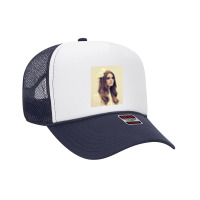 Lana Wearing Flowers On Head Foam Trucker Hat | Artistshot