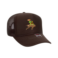 Snail Riding Sloth And Turtle Funny Running Tee Foam Trucker Hat | Artistshot