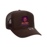 Womens Afro African American Black Woman Lupus Warrior Foam Trucker Hat | Artistshot