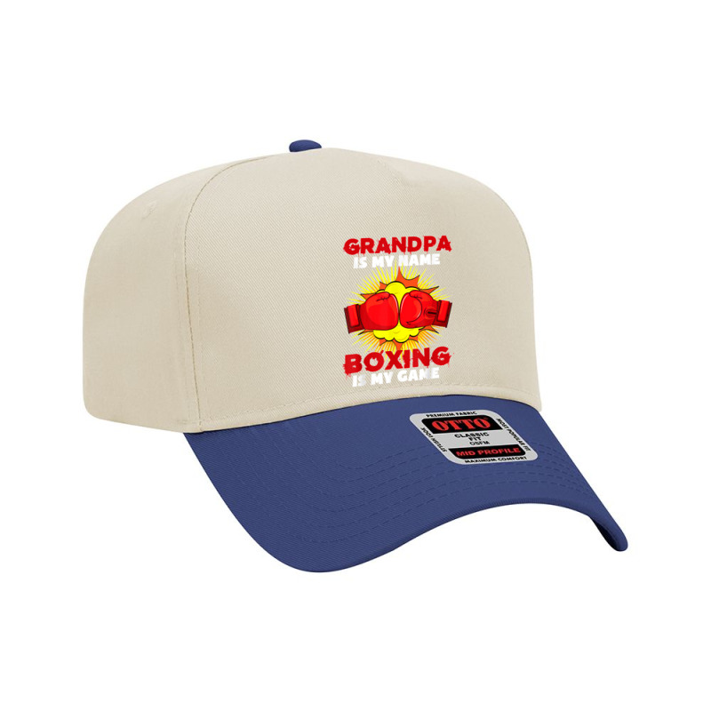 Grandpa Is My Name Boxing Is My Game Sport Fighting Boxer Adjustable Baseball Cap by EaglesonBonnie | Artistshot