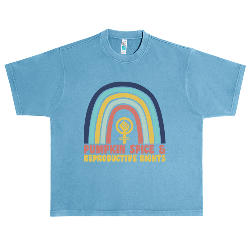 Pumpkin Spice And Reproductive Rights Rainbow Halloween T Shirt, Pro C Urban Heavy T-shirt | Artistshot