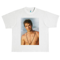 Ian Damon Shirtless Salvatore Urban Heavy T-shirt | Artistshot