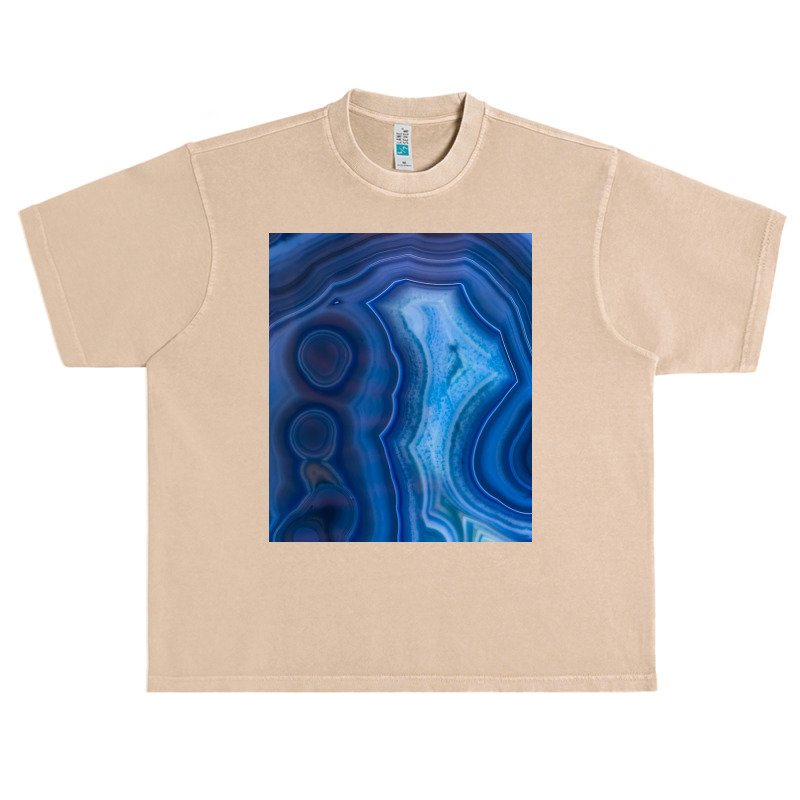 Deep Blue Lagoon Agate Canvas Urban Heavy T-shirt | Artistshot