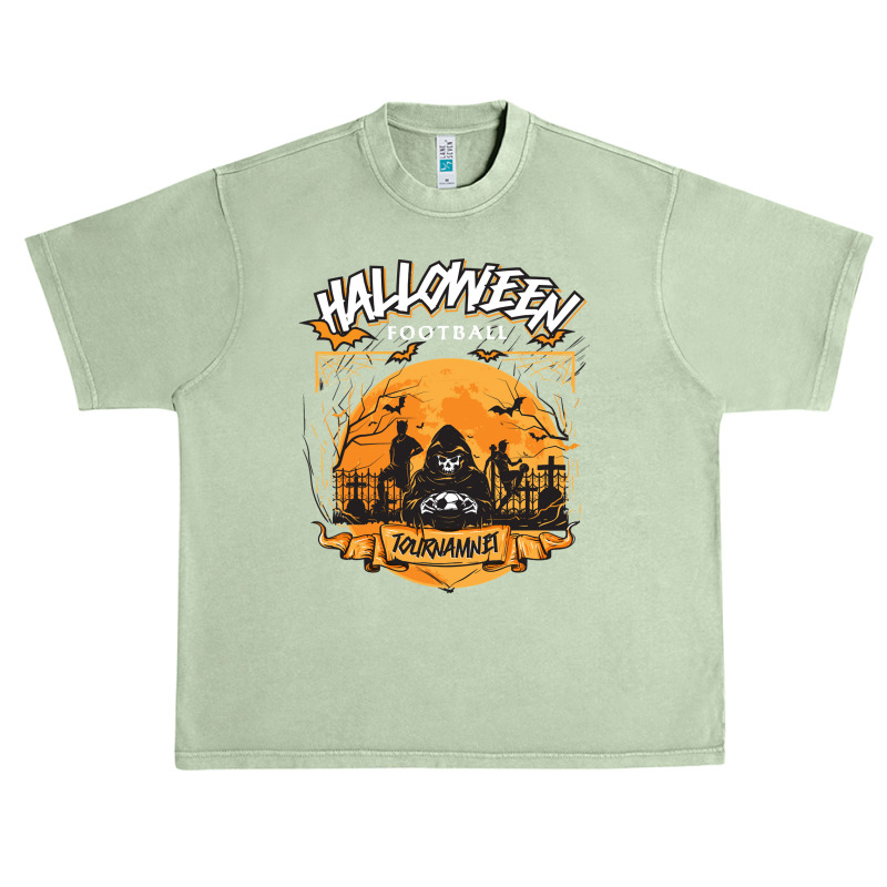 Football Halloween Halloween Football 106 Pumpkin Urban Heavy T-shirt by peafowl | Artistshot