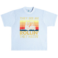 They See Me Rollin They Hatin   Forklift Driver Fork Stacker T Shirt Urban Heavy T-shirt | Artistshot