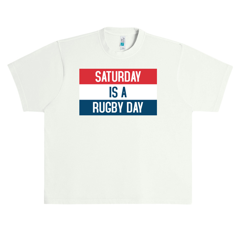 Saturday Is A Rugby Day Urban Heavy T-shirt by ShelaRenayKaeser | Artistshot