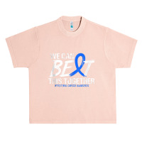 We Can Beat This Together Blue Ribbon Intestinal Cancer Urban Heavy T-shirt | Artistshot