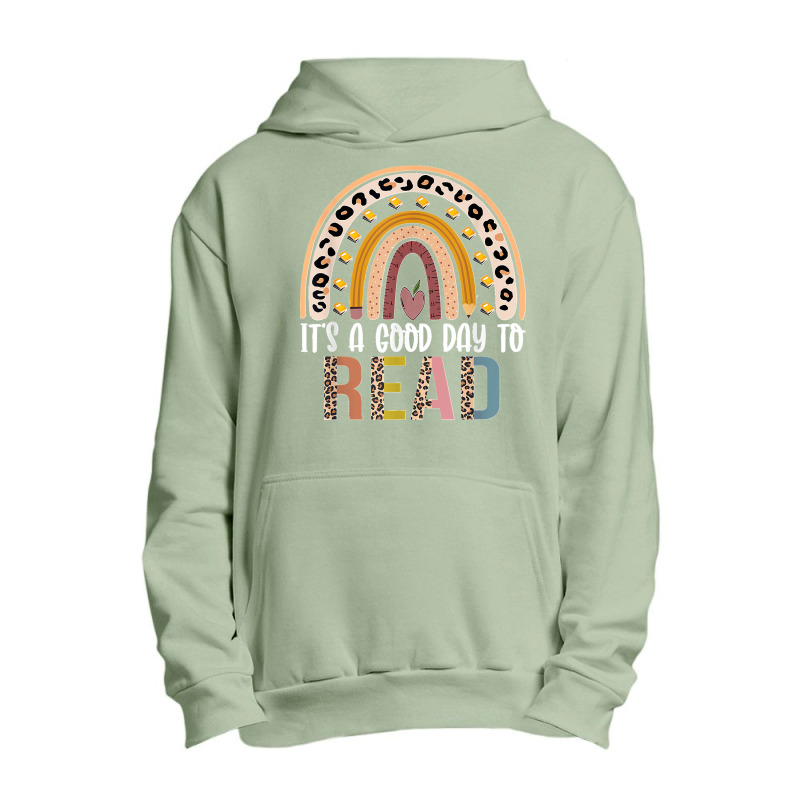 It's A Good Day To Read A Book Bookworm Book Lover Rainbow Urban Pullover Hoodie by EaglesonBonnie | Artistshot