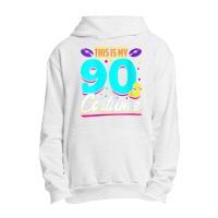 Womens 90s Generation Retro Music Lover Costume Party Nineties Charact Urban Pullover Hoodie | Artistshot