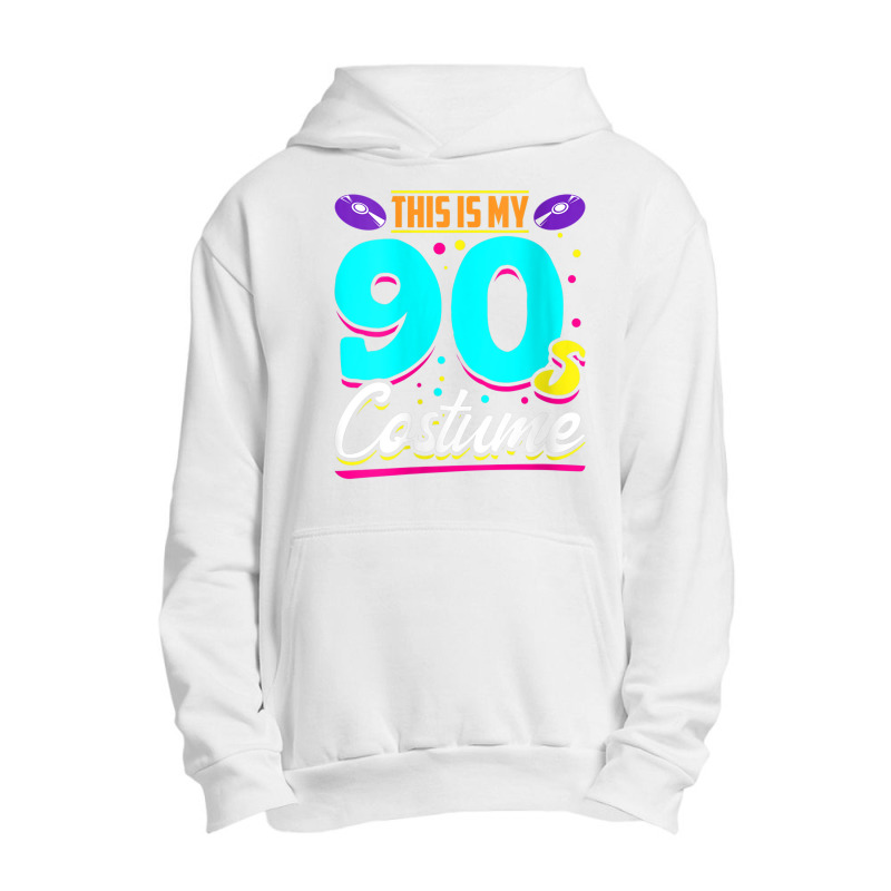 Womens 90s Generation Retro Music Lover Costume Party Nineties Charact Urban Pullover Hoodie | Artistshot