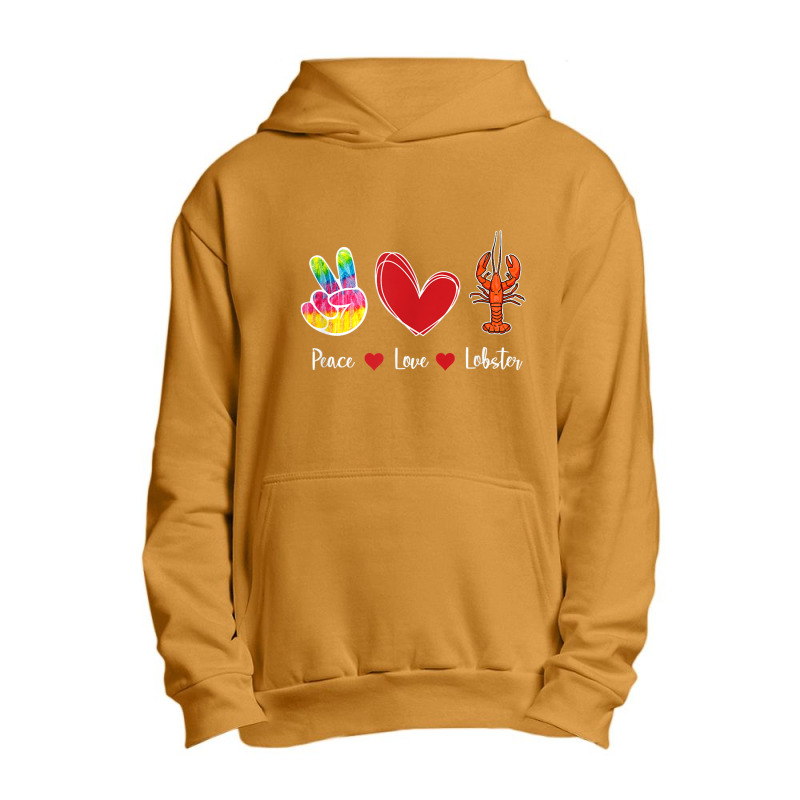 Deep Ocean Crustacean Sea Born Creatures Peace Love Lobster My Favorit Urban Pullover Hoodie | Artistshot