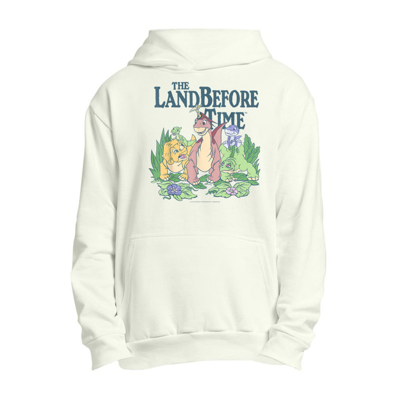 Land Before Time Pastel Dinosaur Friends T Shirt Urban Pullover Hoodie | Artistshot