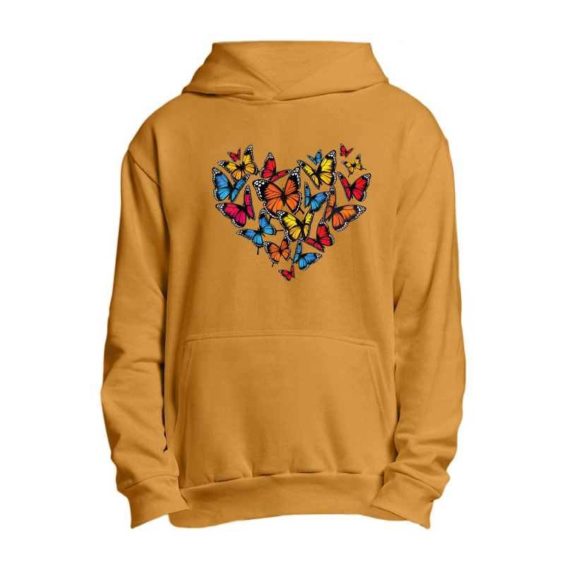 Butterfly Collection Just A Girl Who Loves Butterflies Gift Urban Pullover Hoodie by AntoineDesign | Artistshot