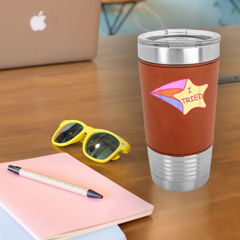 I Tried Shooting Star 2nd Place T Shirt Leatherette Tumbler | Artistshot