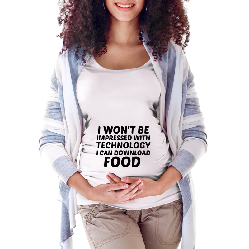 Technology Download Food Maternity Scoop Neck T-shirt | Artistshot