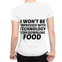 Technology Download Food All Over Women's T-shirt | Artistshot