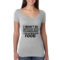 Technology Download Food Women's Triblend Scoop T-shirt | Artistshot