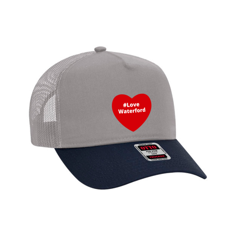 Love Waterford, Hashtag Heart, Love Waterford Mesh Back Trucker Hat | Artistshot