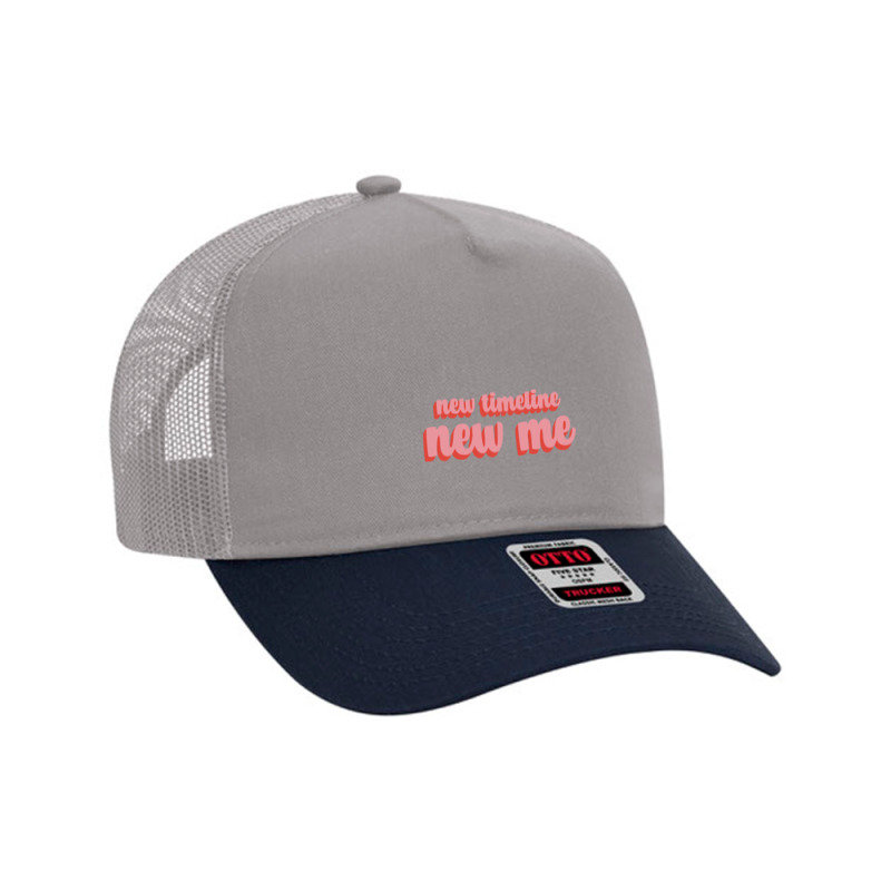 New Timeline New Me Umbrella Quotes Mesh Back Trucker Hat by AliCSpencer | Artistshot