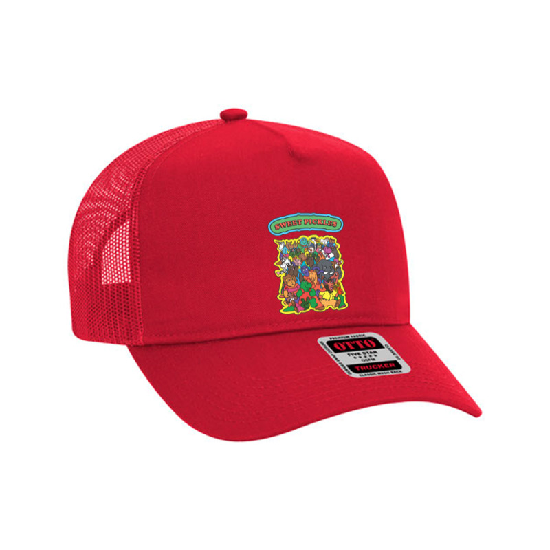 Sweet Pickles, Retro Reading Books Mesh Back Trucker Hat by wirahasa | Artistshot