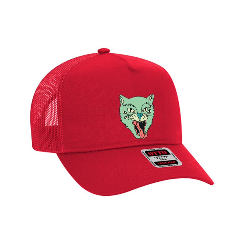 The Cat Eyes Mesh Back Trucker Hat by yovayo | Artistshot