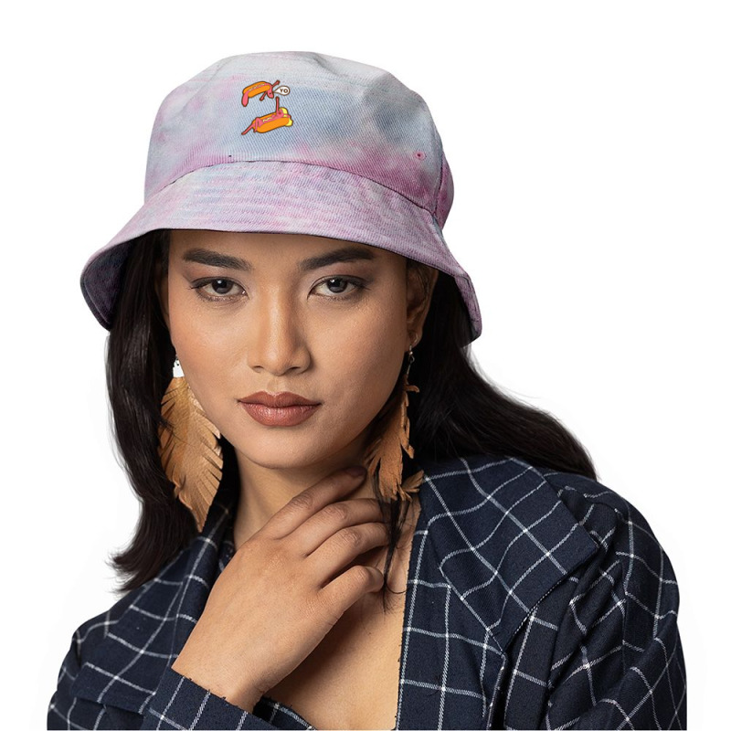 Hot Dogs Tie Dyed Bucket Hat by Specstore | Artistshot