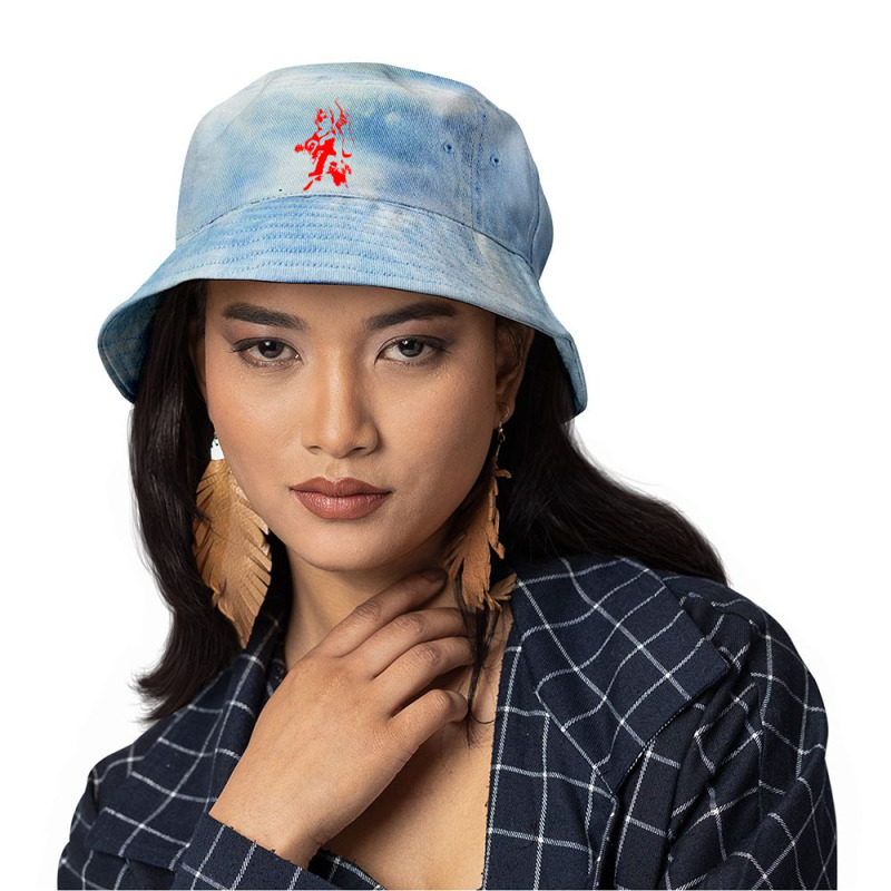 Red Max Payne Tie Dyed Bucket Hat by Specstore | Artistshot