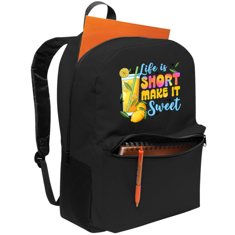 Life Is  Make It Sweet Backpack | Artistshot