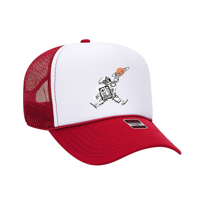 Astronaut In Outer Space Foam Trucker Hat | Artistshot