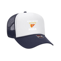 Reserve Team Coach Powered By Pizza Funny Gift Foam Trucker Hat | Artistshot