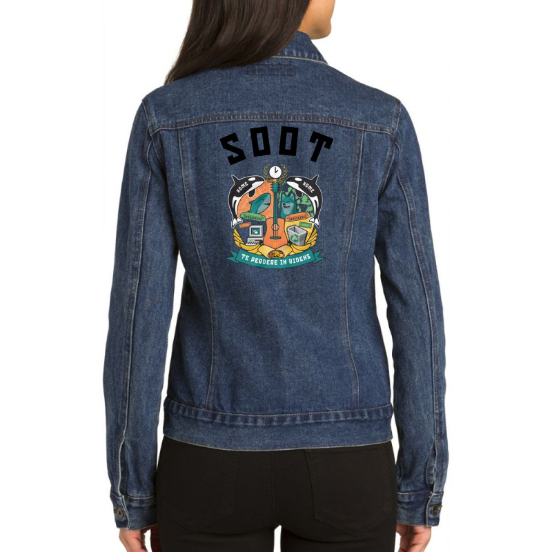 Wilbur Soot College Ladies Denim Jacket | Artistshot