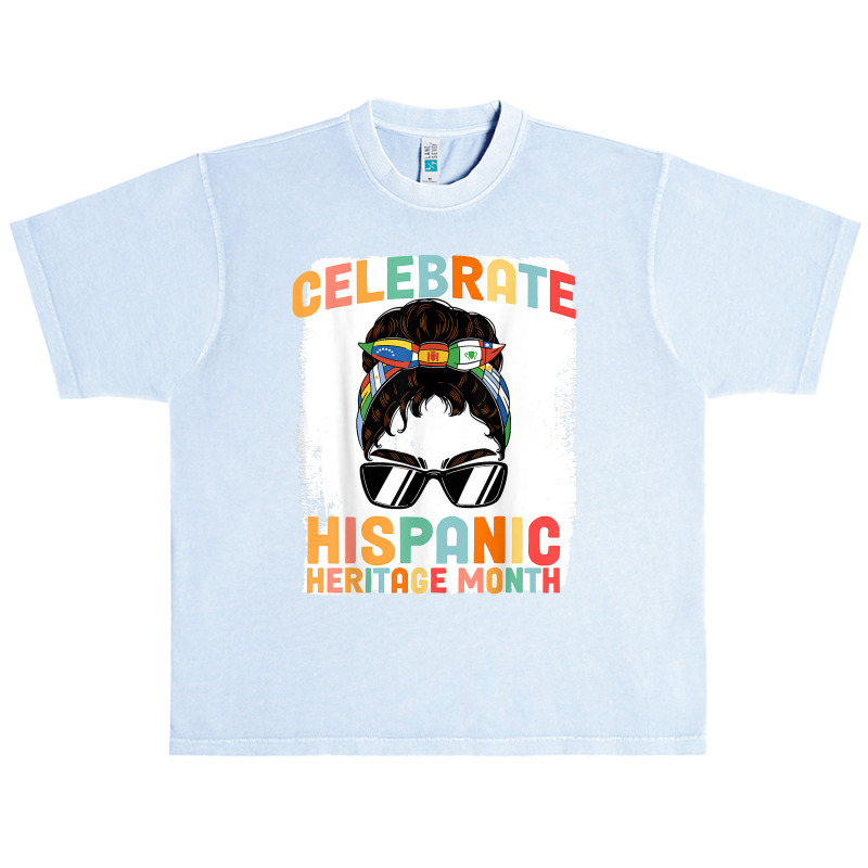 Retro National Latin Flags Hispanic Heritage Month Groovy T Shirt Urban Heavy T-shirt by woestebjparmal | Artistshot