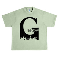 Glasgow Scotland City Skyline Silhouette Style Premium T Shirt Urban Heavy T-shirt | Artistshot