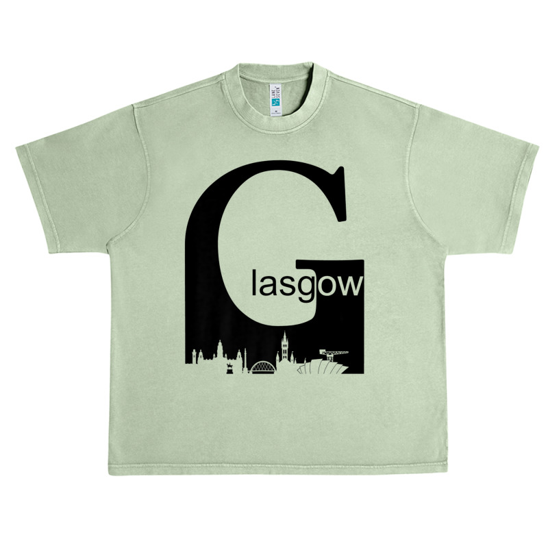 Glasgow Scotland City Skyline Silhouette Style Premium T Shirt Urban Heavy T-shirt | Artistshot