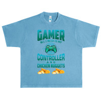 Gamer  For Kids Adults Video Games Chicken Nuggets Urban Heavy T-shirt | Artistshot