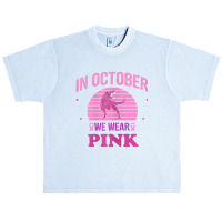 In October We Wear Pink Dinosaurs Witch Breast Cancer Urban Heavy T-shirt | Artistshot