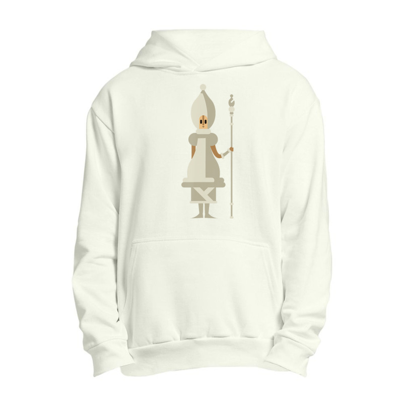 Chess Pieces White Bishop Children Board Game Set Urban Pullover Hoodie | Artistshot