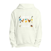 I Just Want To Work In My Garden And Hang Out With Chicken Urban Pullover Hoodie | Artistshot