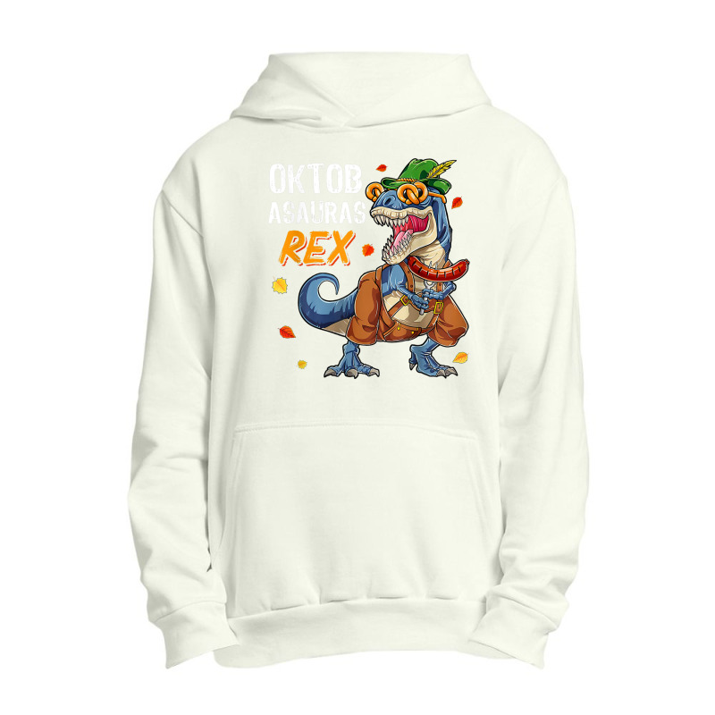 Oktoberfest T-rex Dinosaur Lederhosen Bavarian Costume Kids Characters Urban Pullover Hoodie | Artistshot