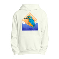 King Fisher Set Over Mountain In Spring Urban Pullover Hoodie | Artistshot