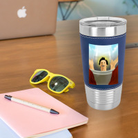 Music Vintage Retro Dinosaur Park Gifts Men.png Leatherette Tumbler | Artistshot