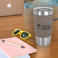 Funny Gifts Ann Perkins Funny Gifts Boy Girl Leatherette Tumbler | Artistshot