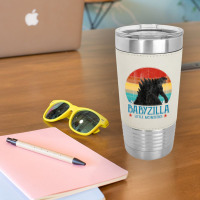 Personalised Matching Daddy And Me, Dadzilla Father Of The Monsters, F Leatherette Tumbler | Artistshot